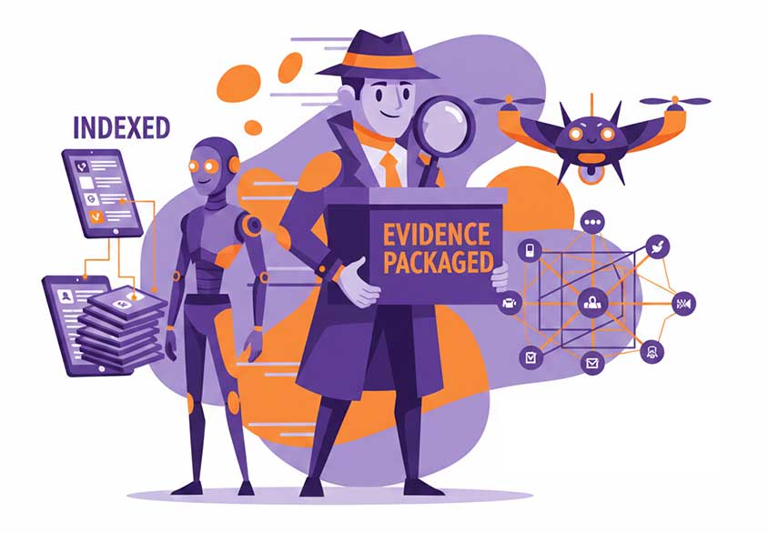 Evidence Packaged, Indexed, Cross-Referenced for Speed