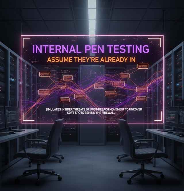 Internal penetration testing illustration